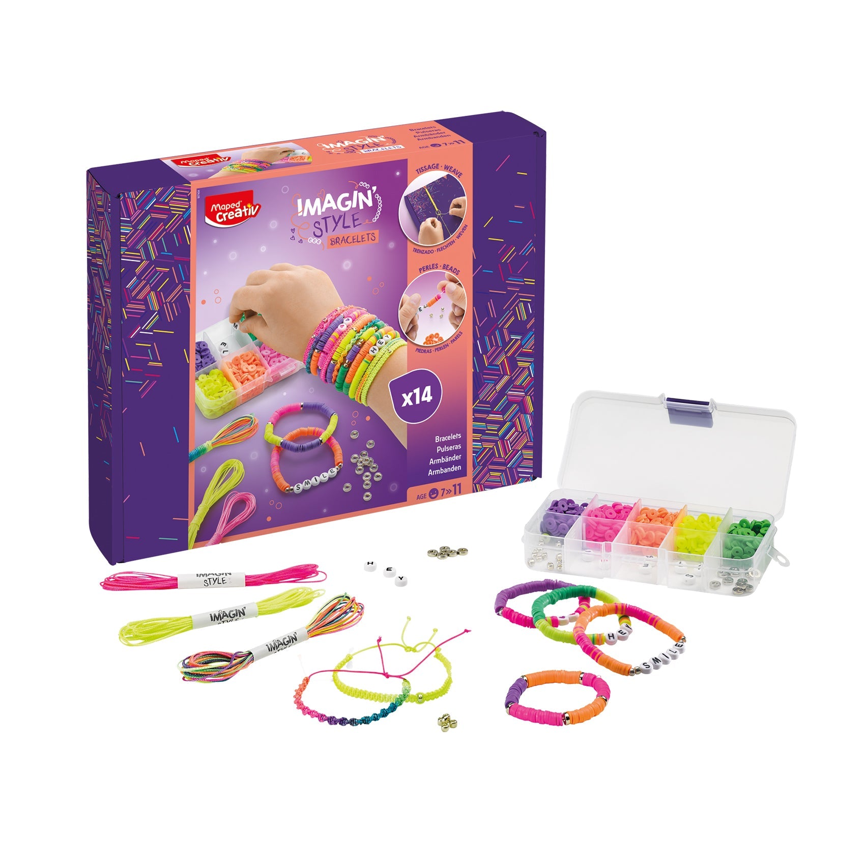 Maped, Creativ Imagine Style- Bracelets Neon MD-907404