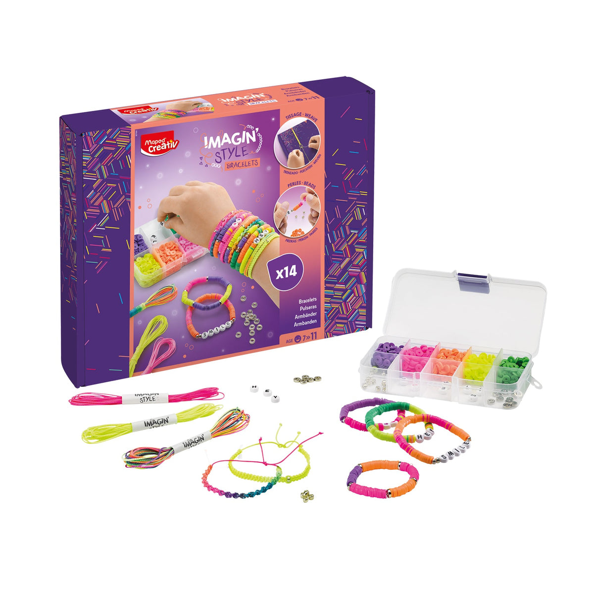 Maped, Creativ Imagine Style- Bracelets Neon MD-907404