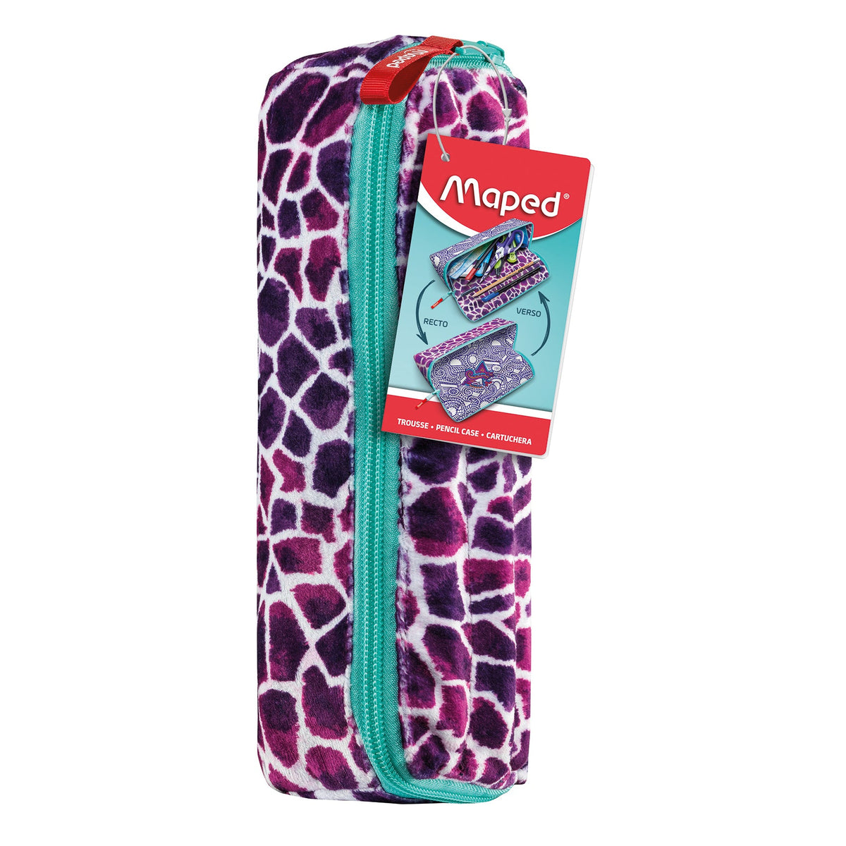 Maped Pencil Case Empty Effect Pink MD-931906