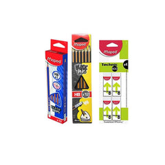 Maped, Black Peps Navy12xHB Pencil+Eraser 4 Bx MDP-VP-152