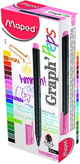 Maped Graph Peps Fineliner Blush Box 12 MD-749129