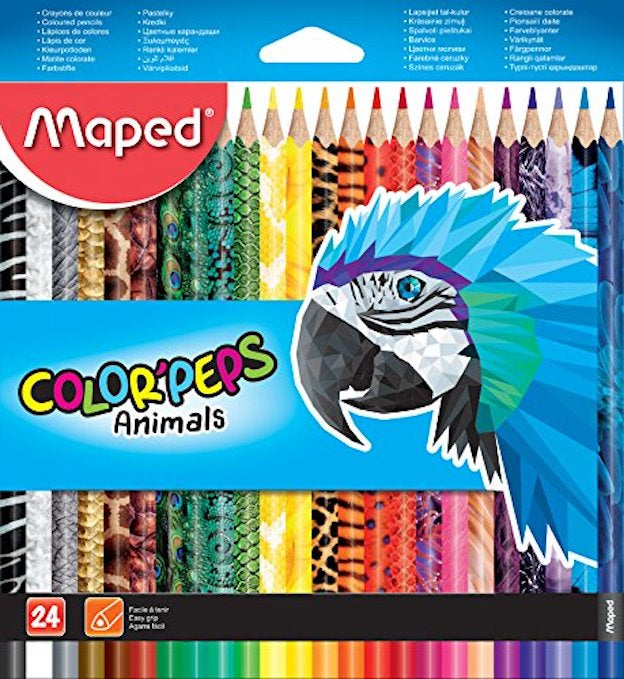 Maped Color Peps Pencil Animal 24 Colors MD-832224