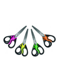 Maped Scissor 13.5Cm Sym Sensoft Fluo Bls MD-484310