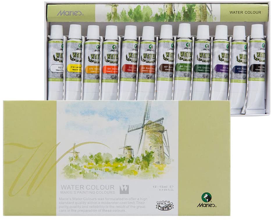 Marie\'s Watercolor set 12ml x 12Color MS-E1336C