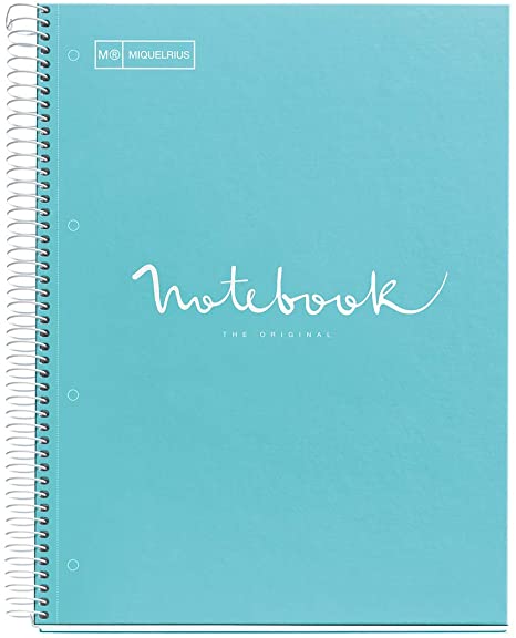 Miquelrius Notebook 1 A4 80 HOR 90G EMOTIONS SKYBLUE ML-45272