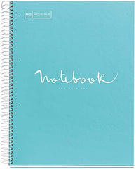 Miquelrius Notebook 1 A4 80 HOR 90G EMOTIONS SKYBLUE ML-45272