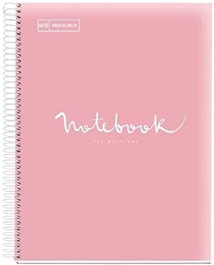 Miquelrius Notebook 1 A4 80 HOR 90G EMOTIONS PINK ML-45295
