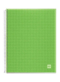 Miquelrius Note book 5 A4 200 HOR CANDY APPLE GREEN ML-45381