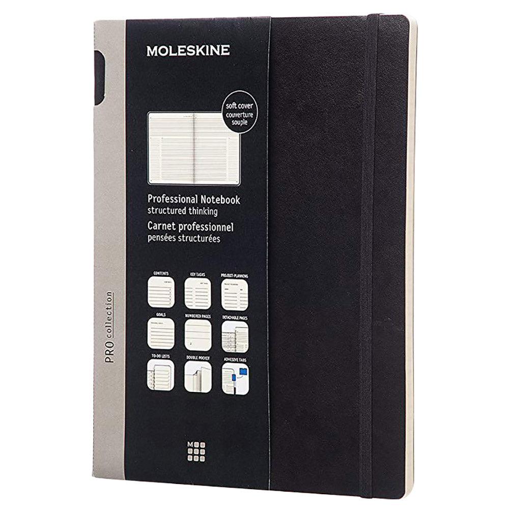 Moleskine Professional Notebook BK Soft XL 891409