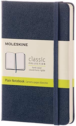 Moleskine Notebook Plain Hred SAPPHIRE blue