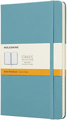 Moleskine CLASSIC Notebook L RULED Hard COVER REEF BLUE
