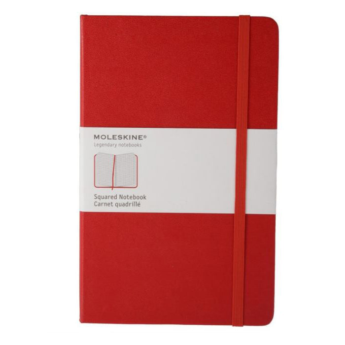 Moleskine Squared Notebook Red Large dsp 6