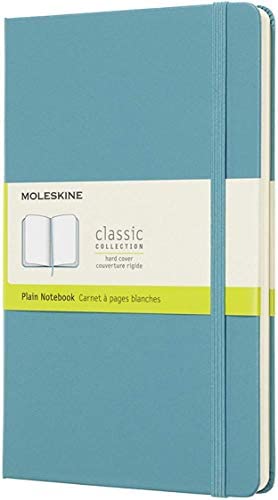 Moleskine CLASSIC Notebook L PLAIN Hard COVER REEF BLUE