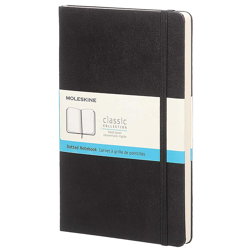 Moleskine Notebook Dotted L Hred Black
