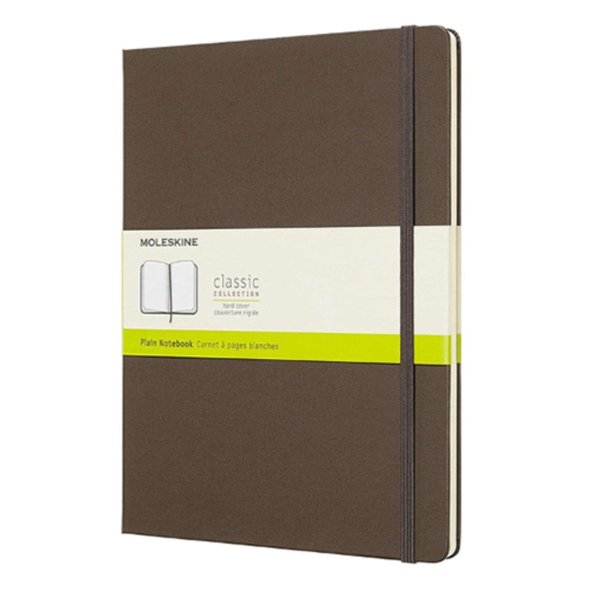 Moleskine CLASSIC Notebook XL PLAIN Hard COVER EARTH Brown