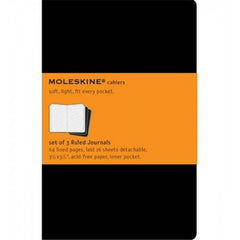 Moleskine Cahier P Ruled Notebook Set of 3 BK 704895