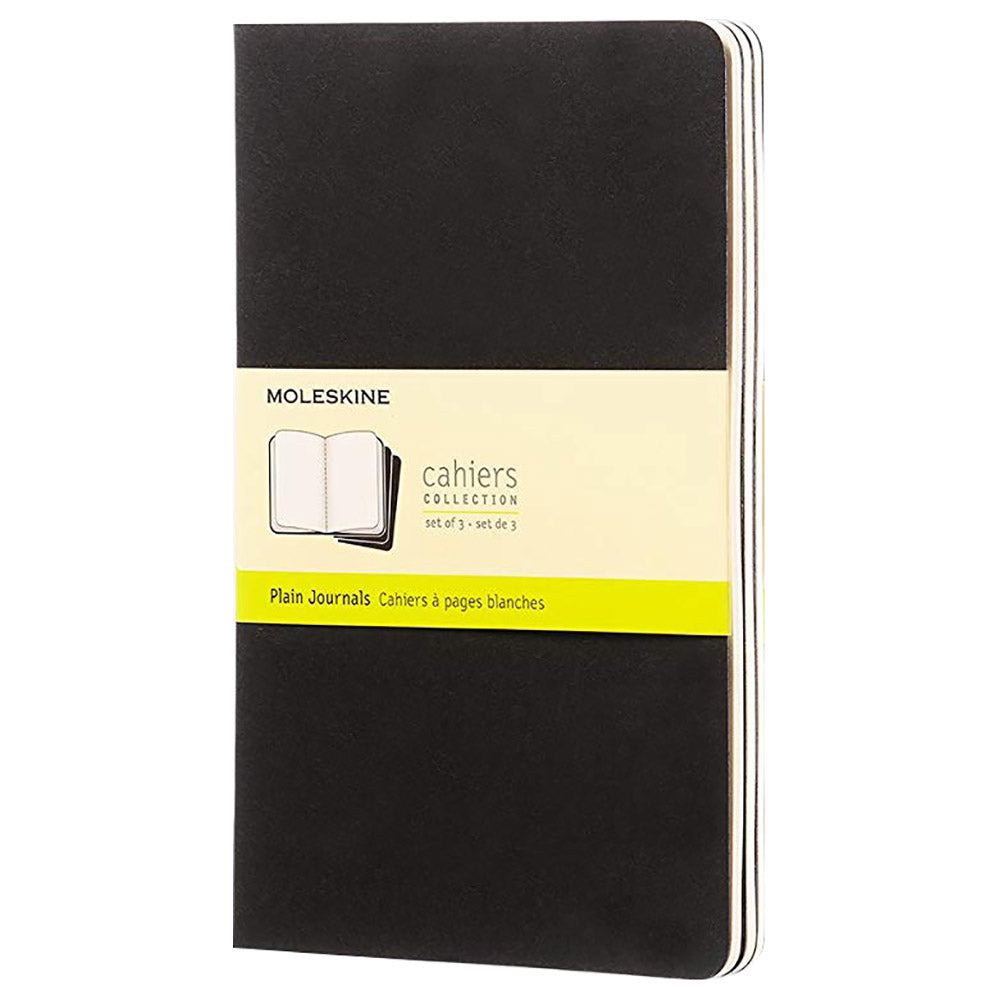Moleskine Cahier L Plain st 3 BK 704970