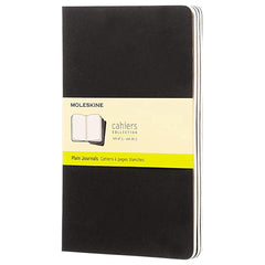 Moleskine Cahier L Plain st 3 BK 704970