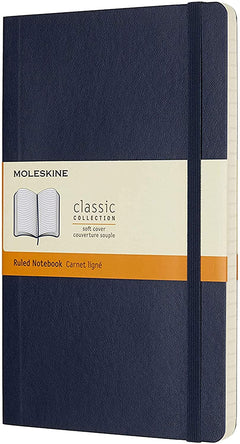 Moleskine Ruled Soft Notebook Saphire blue - Large 54740