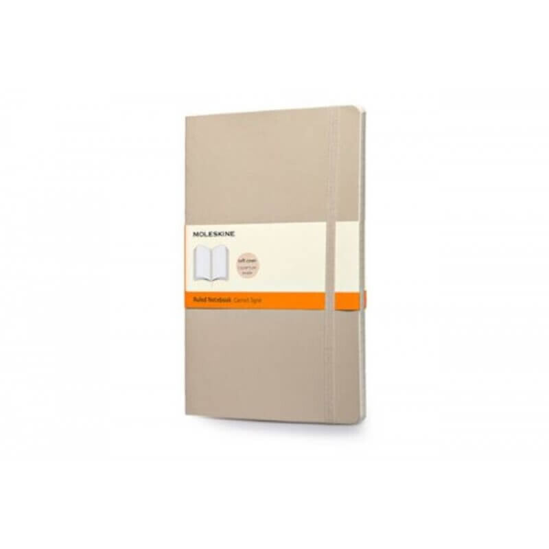 Moleskine Ruled Notebook Soft Khaki-Large 323623