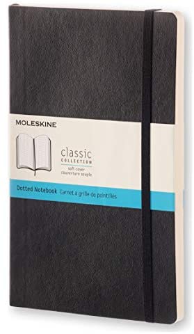 Moleskine Dotted Notebook Large BK Soft Cover