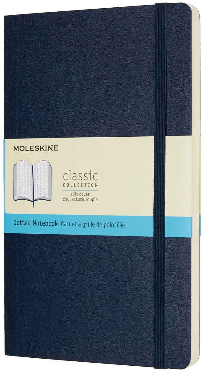 Moleskine Dotted Notebook Large Sapphire BE Soft Cover