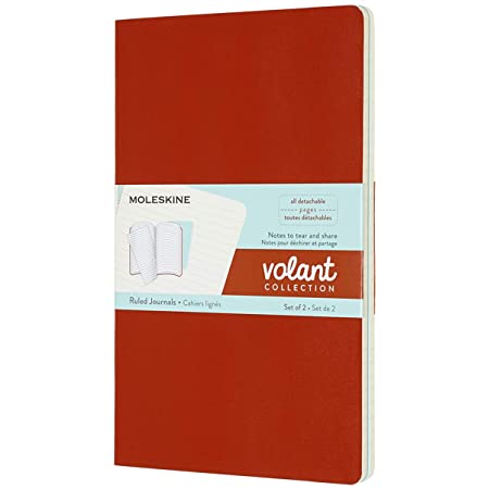 Moleskine Volant Ruled set of 2 scarlet red 890396