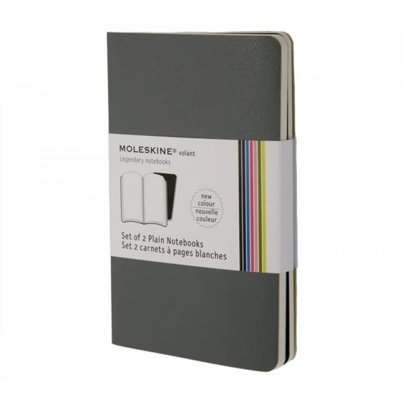 Moleskine Volant Plain set of 2 grey-933353