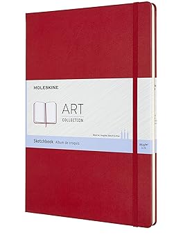Moleskine ART SKETCHBOOK A4 SCARLET RED-6703