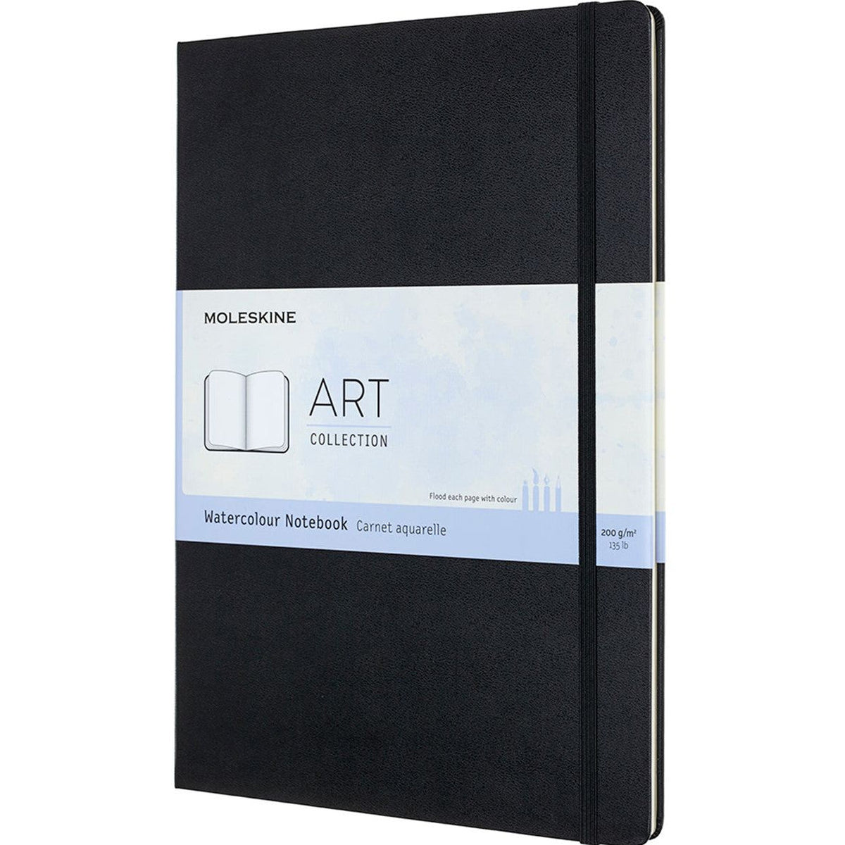 Moleskine ART WATERCOLOUR NTBK A4 BLACK-6758