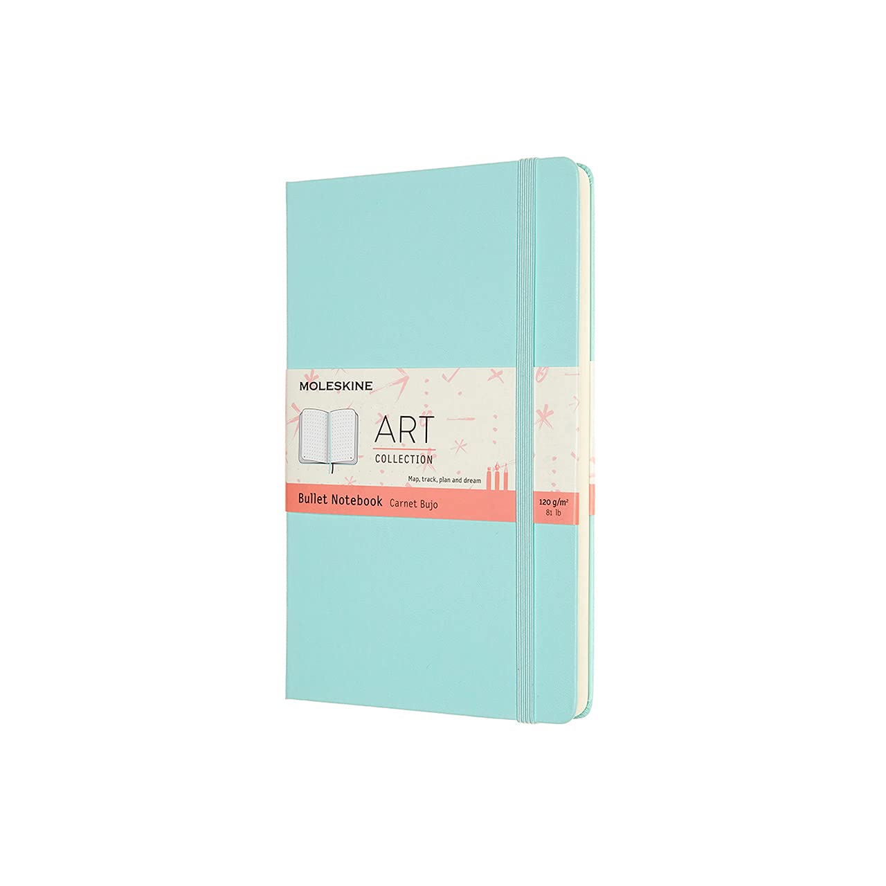 Moleskine ART BULLET NB L AQUAMARINE-2912