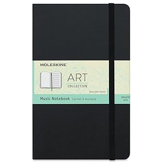 Moleskine ART MUSIC NB LG BLK-3100