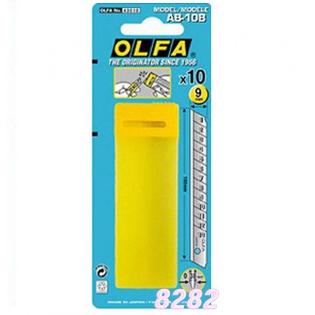 Olfa Standard Spare Blades Packet 10pcs OL-AB-10B