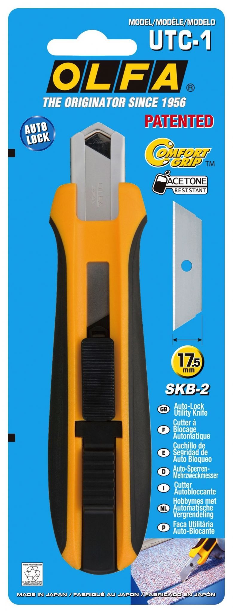 Olfa Safety Knife Comfort Grip OL-SK-5