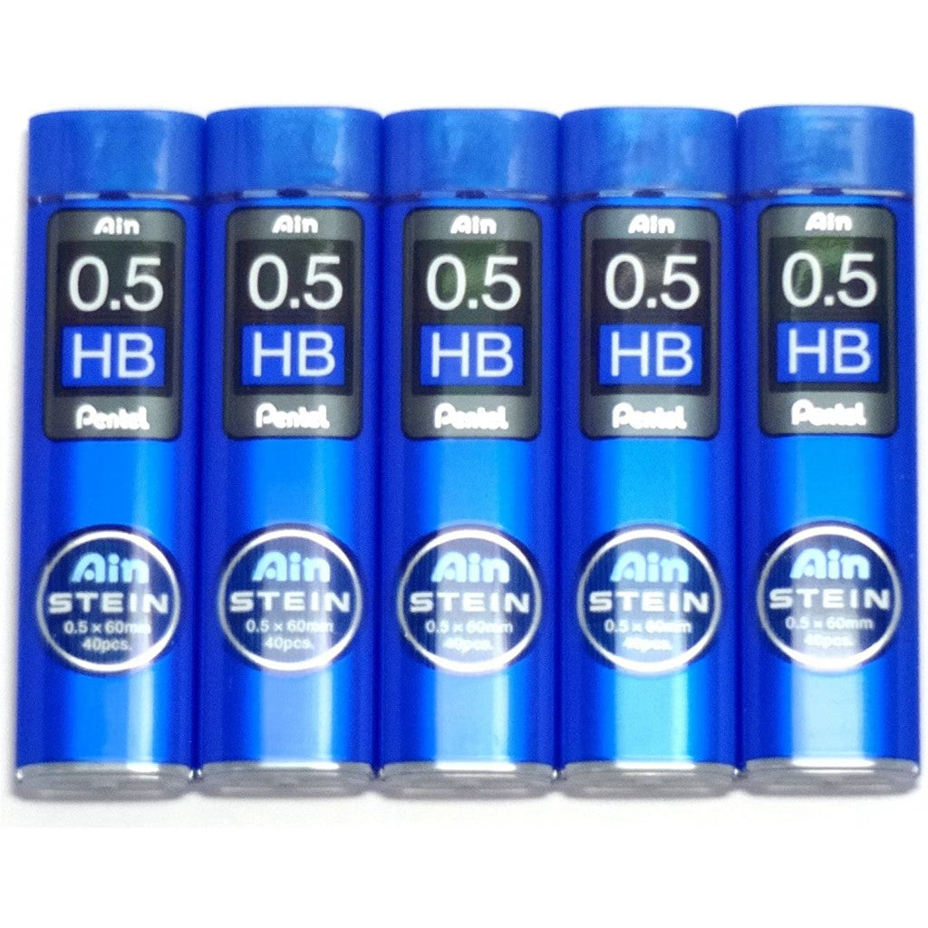 Pentel Lead AinStein Slim 0.5HB Pak 5 PE-C275S-HB-05