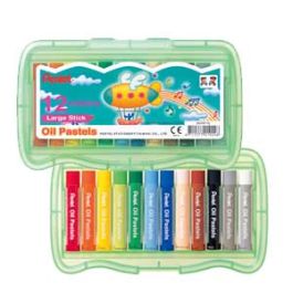Pentel Oil Pastel 12 Color Large PP Case PE-GHTP-12C