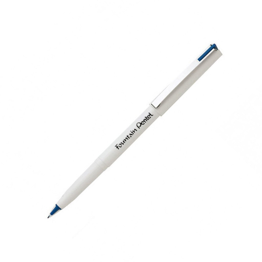 Pentel Fountain Pen Stylo White Blue-1 Piece PE-JM20W-01C