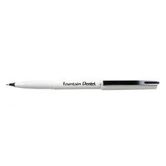 Pentel Fountain Pen Stylo White Black PE-JM20W-A