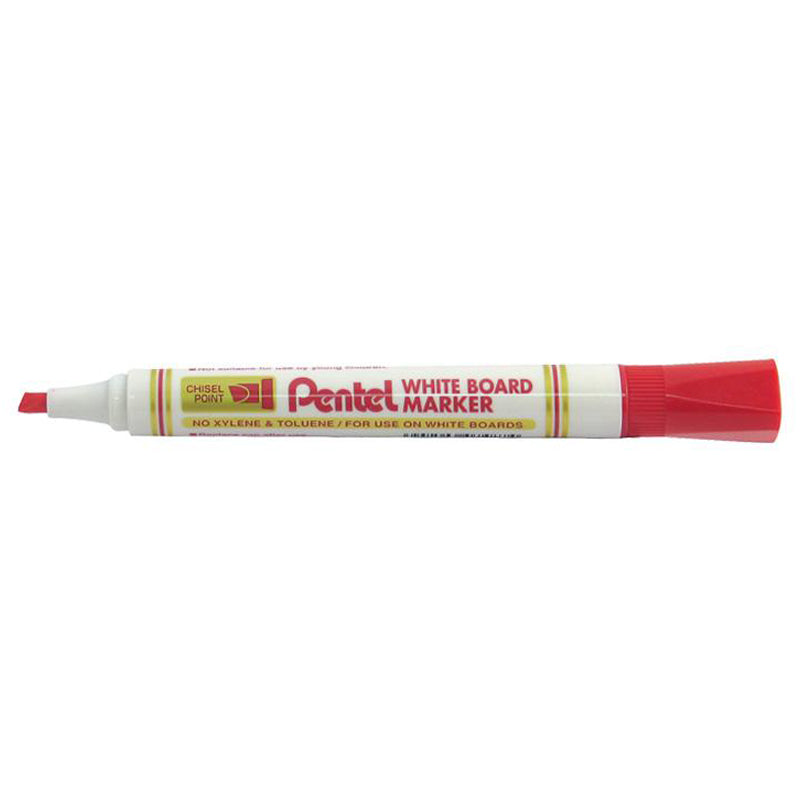 Pentel Marker White board red Chisel Dsp 5Dz PE-MW86/05DP
