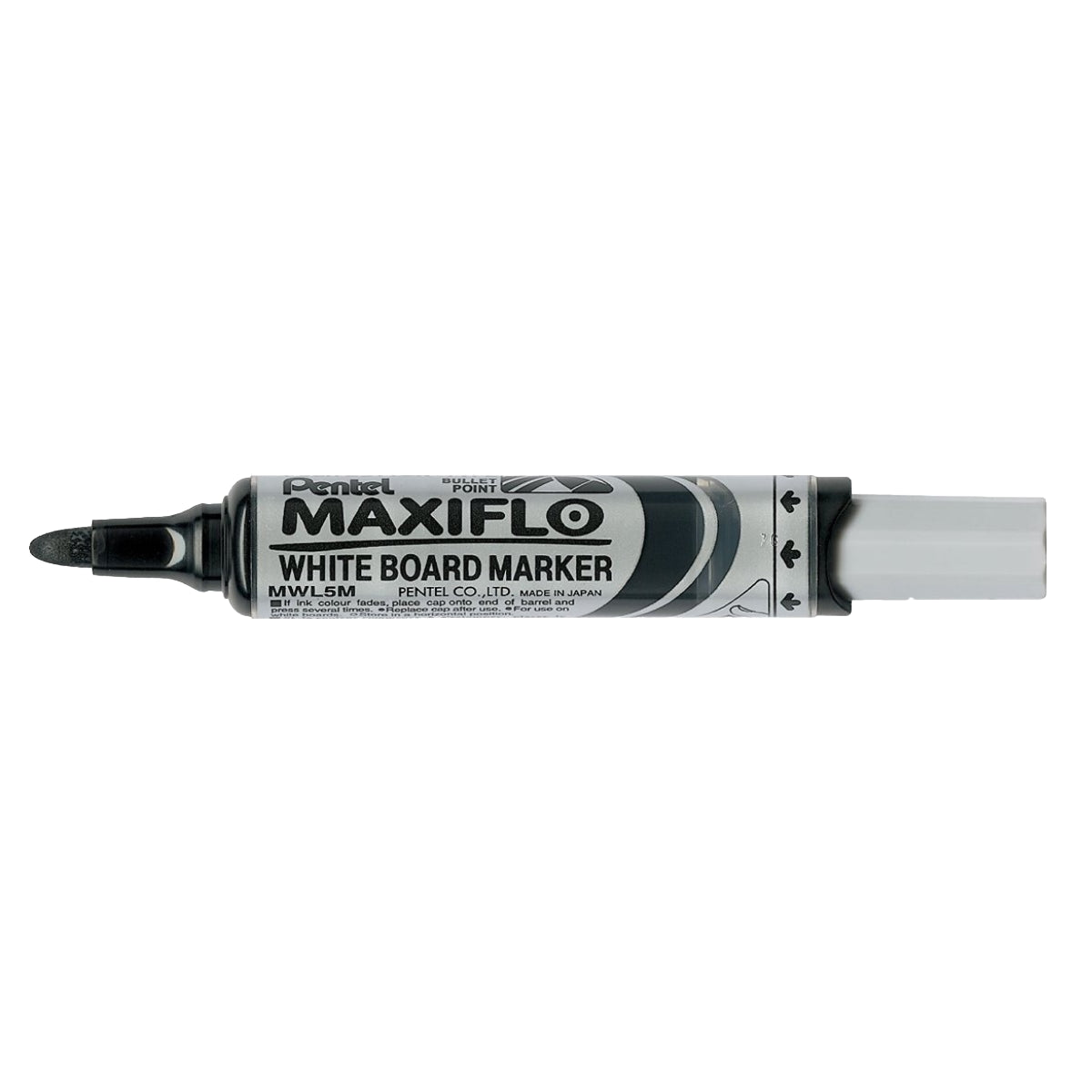 Pentel Maxiflo Broad with Bullet Tip Black PE-MWL5W-AX