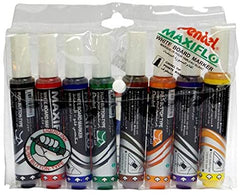 Pentel Maxiflo Whiteboard Marker Chisel Wallet 8 Piece PE-MWL6-08