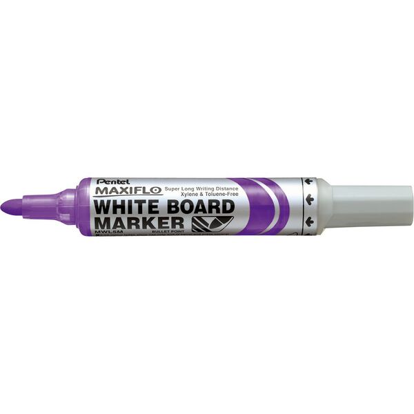 Pentel Maxiflo Whiteboard Marker Chisel Violet PE-MWL6-V