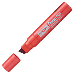 Pentel Permanent Marker Xtra Broad Chisel Red PE-N50XL-B