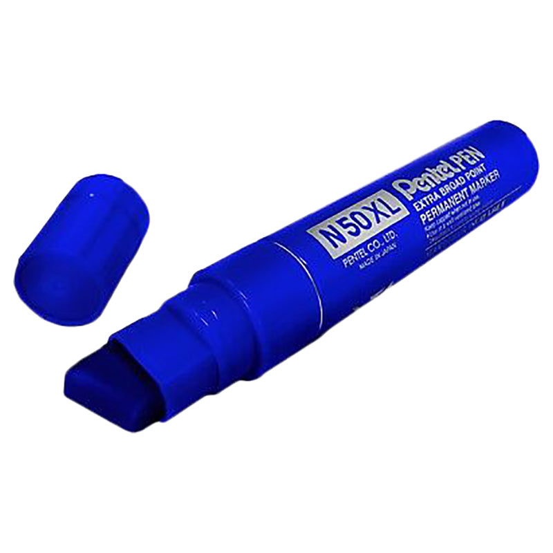 Pentel Permanent Marker Xtra Broad Chisel Blue PE-N50XL-C