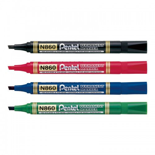 Pentel Marker Permanent Chisel Black-1 Piece PE-N860-01A