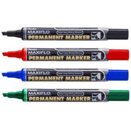 Pentel Maxiflo Permanent Blt Wallet 4 Piece PE-NLF50-04