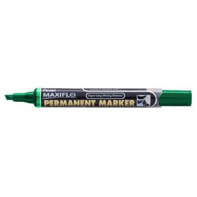 Pentel Maxiflo Permanent Chisel Green - 1 Piece PE-NLF60-01D