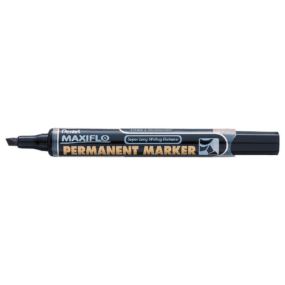 Pentel Maxiflo Permanent Chisel Black PE-NLF60-A