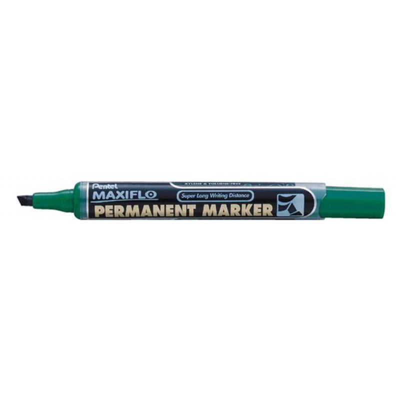 Pentel Maxiflo Permanent Chisel Green PE-NLF60-D