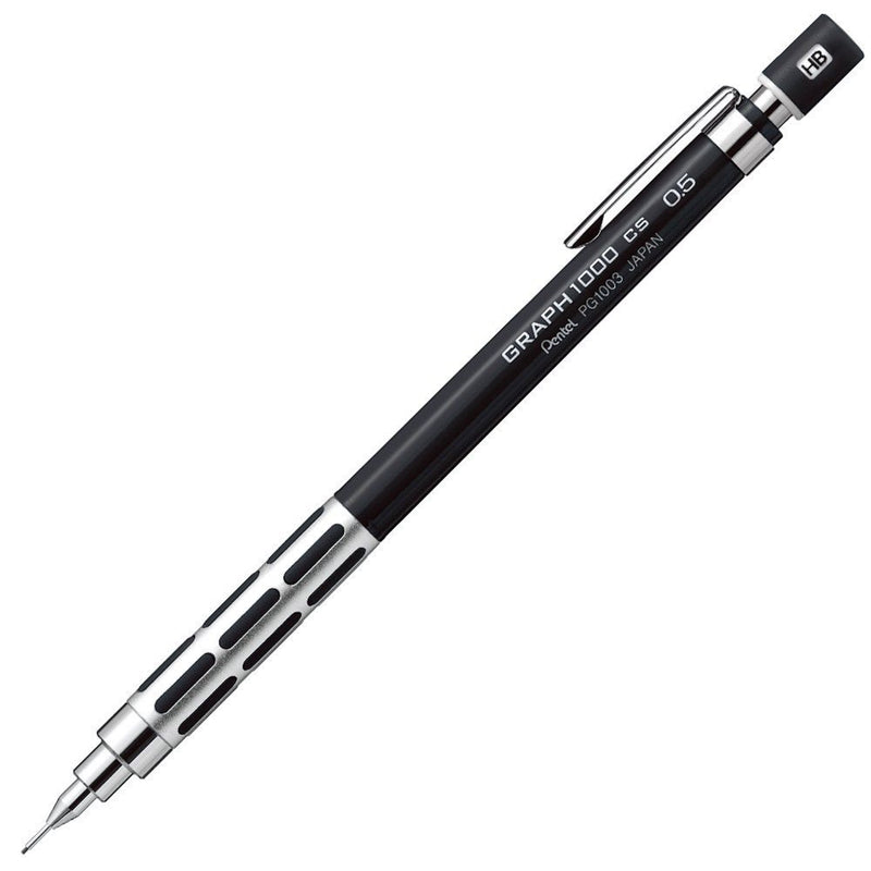 Pentel Mechanical Pencil Mechanical Cushi 0.5 mm Black PE-P365S-A
